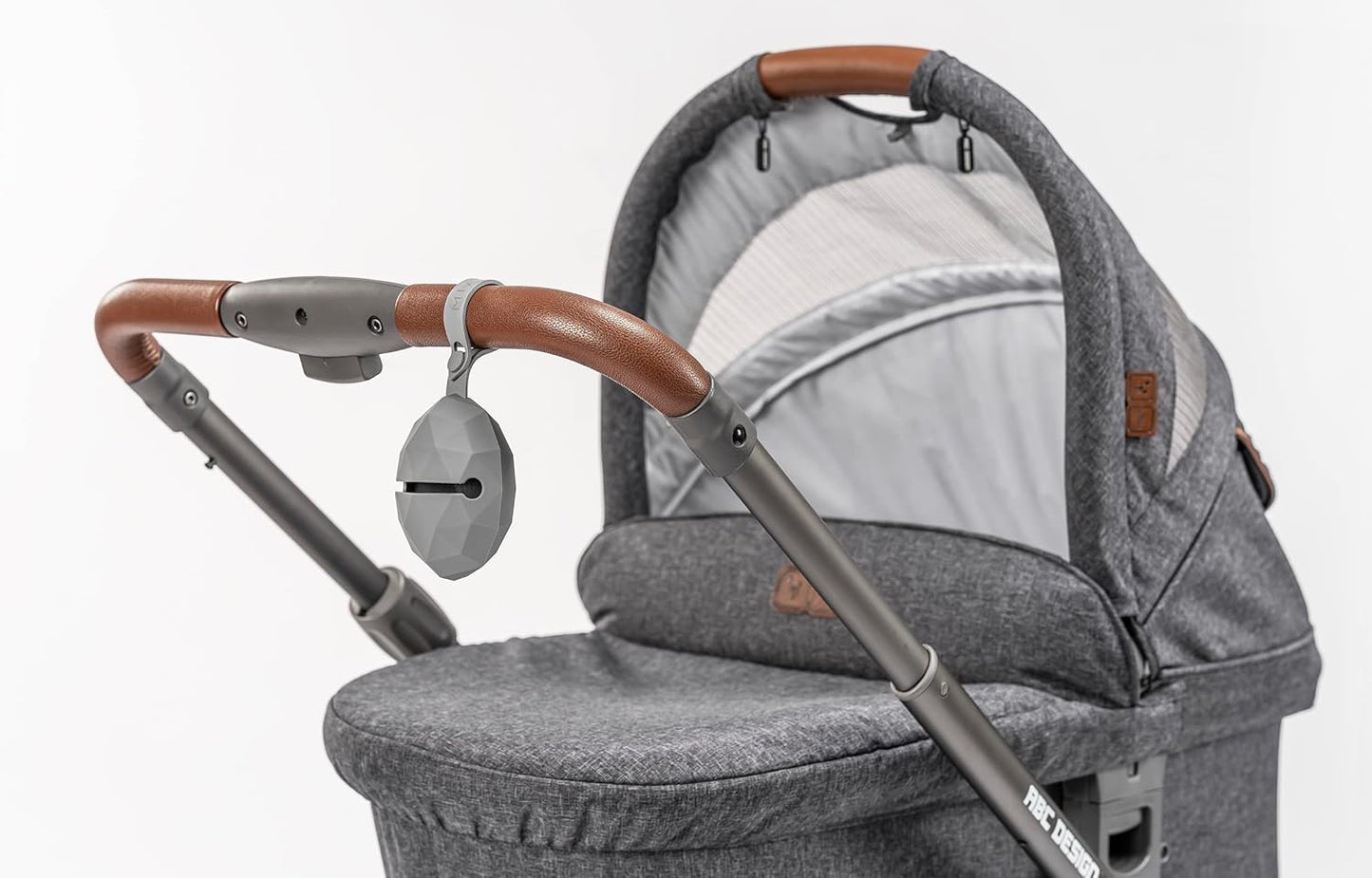 - Boite Tetine Bebe En Silicone (2 Pièces) - Lot De Porte Sucette Pour Poussette, Boîte À Tétine Pour Tous Les Modèles De Tétines, Sans BPA - Gris