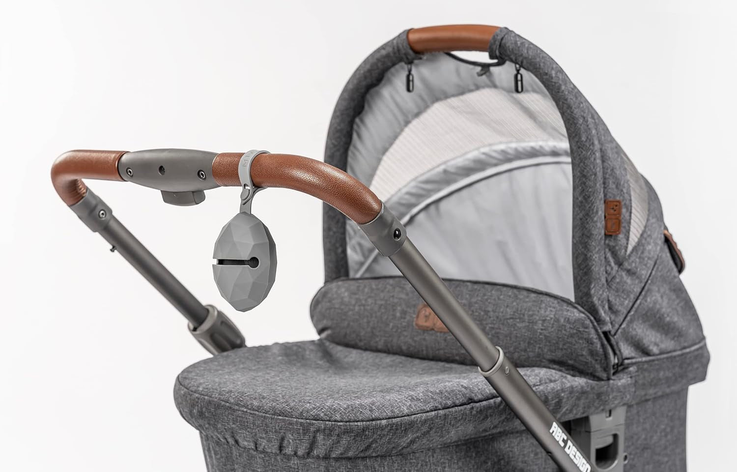 - Boite Tetine Bebe En Silicone (2 Pièces) - Lot De Porte Sucette Pour Poussette, Boîte À Tétine Pour Tous Les Modèles De Tétines, Sans BPA - Gris